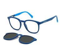 Polaroid Junior PLD 8050/CS MVU/M9 Sunglasses Plastic Light blue Grey dark Squared