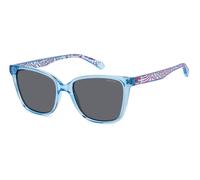 Polaroid Junior Polaroid PLD 8062/S MVU/M9 Sunglasses Polycarbonate Light blue Grey Squared Polarized