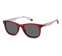 Polaroid Kid PLD 8060/S C9A/M9 Sunglasses Plastic Red Grey Squared Polarized