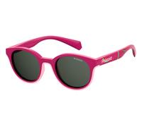 Polaroid PLD 8036/S Kids Polarized MU1/M9 Kids' Sunglasses Pink Size 42