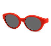 Polaroid Kid Polaroid PLD K007 CL-ON L7Q/M9 Clip-ons Plastic Orange Grey Round Polarized