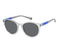POLAROID KIDS Boy's PLD 8059/S Sunglasses, Grey, 47