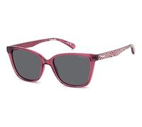 Polaroid PLD 8062/S 8CQ/M9 Junior Sunglasses Polycarbonate Red Grey Squared Polarized