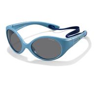 Polaroid Kids Pld 8010/s MIF/Y2 AZURE Sunglasses Baby Boys Polycarbonate, Standard, 47