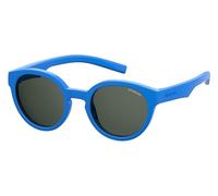 Polaroid PLD 8019/S/SM PJP/M9 Kid Sunglasses Plastic Blue Round Polarized