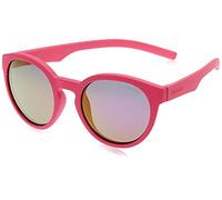 Polaroid Kids' PLD 8019/S Sunglasses, Dark Pink/Grey Pink Grey Speckled Pz, 45