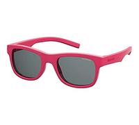 Polaroid Kid PLD 8020/S/SM 35J/M9 Sunglasses Plastic Pink Squared Polarized