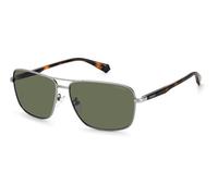 Polaroid Man PLD 2119/G/S 6LB/UC Sunglasses Steel Grey Green Squared Polarized