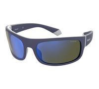 Polaroid Man PLD 2125/S XW0/5X Sunglasses Plastic Blue/Grey Blue Squared Mirror