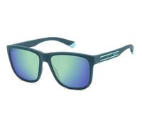 POLAROID Men's PLD 2155/S Sunglasses, Blue (Matte Teal), 57