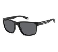 Polaroid Man PLD 2157/S 003/M9 Sunglasses Plastic Black Grey Squared Polarized