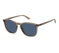 Polaroid Man PLD 4139/S 09Q/C3 Sunglasses Plastic Brown Blue Squared Polarized