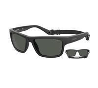 Polaroid Man PLD 7031/S 807/M9 Sunglasses Nylon Black Grey Squared Polarized