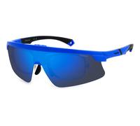 Polaroid Man PLD 7056/CI/S RCT/5X Sunglasses Polycarbonate Blue Blue Squared Polarized Mirror