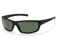 Polaroid Men's P8411 Rc 9ca Sunglasses, Black/Green Polarized, 63 UK