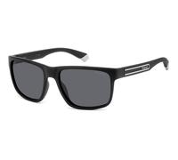 Polaroid Man Polaroid PLD 2157/S 003/M9 Sunglasses Plastic Black Grey Squared Polarized