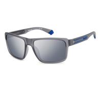 Polaroid Unisex Sunglasses, Matt grey, 58