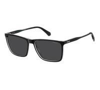 Polaroid Man PLD 4180/S 7C5/M9 Sunglasses Polycarbonate Black Grey Squared Polarized