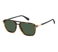 Polaroid Man Polaroid PLD 4182/S/X 086/UC Sunglasses Polycarbonate Havana Green Squared Polarized