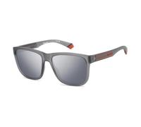 POLAROID Men's PLD 2155/S Sunglasses, Matt Grey, 57
