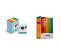 Polaroid - NOW Gen3 - Instant Camera - Camera + Color Film Bundle (16 photos) Artic Blue