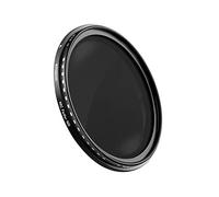 Polaroid Optics Multi-Coated Variable Range [ND3, ND6, ND9, ND16, ND32, ND400] Neutral Density Fader Filter ND2-ND2000, 55 mm