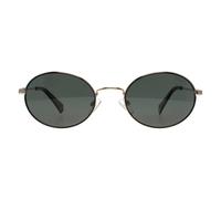 Polaroid Oval Black Gold Green Polarized Pld 6228/s/x Gold One Size