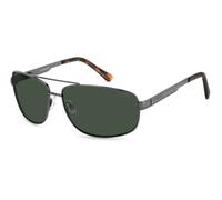 Polaroid P4314 KIH/RC Man Sunglasses Metal Black Pilot Polarized