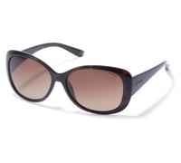 Polaroid Women's P8317 0bm Sunglasses, Havana/Brown Shaded Polarized, 58 UK
