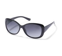 Polaroid - P8317, Geometric, injected, women, BLACK/GREY SHADED POLARIZED(KIH/IX), 58/15/135