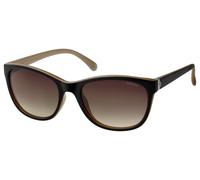 Polaroid P8339 KIH/LA Woman Sunglasses Plastic Black Round Polarized
