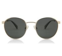 Polaroid PLD 2053/S 2F7 GOLD GREY, 51, ROUND/OVAL, Polarized