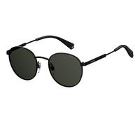 Polaroid PLD 2053/S 807/M9 Unisex Sunglasses Metal Black Round Polarized