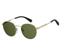 Polaroid PLD 2053/S PEF GOLD GREEN, 51, ROUND/OVAL, Polarized