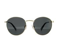 Polaroid PLD 2053/S 2F7 GOLD GREY, 51, ROUND/OVAL, Polarized