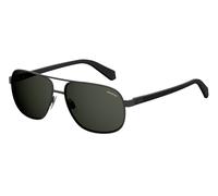 Polaroid PLD 2059/S 003/M9 Man Sunglasses Metal Black Grey Pilot