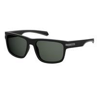 Polaroid PLD 2066/S 003/M9 Man Sunglasses Plastic Black Grey Squared Polarized
