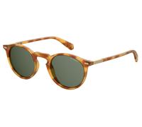 Polaroid PLD 2086/S 086/UC Man Sunglasses Plastic Havana Green Round Polarized
