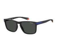 Polaroid PLD 2088/S 0VK MATTE BLACK BLUE, 55, RECTANGULAR, Polarized