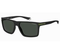 Polaroid PLD 2098/S 7ZJ/M9 Man Sunglasses Plastic Black Grey Squared