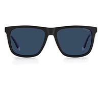 Polaroid PLD 2102/S/X 0VK MATTE BLACK BLUE, 55, SQUARE, Polarized