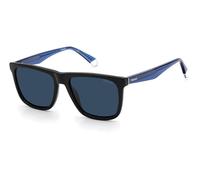 Polaroid PLD 2102/S/X Polarized 0VK/C3 Men's Sunglasses Black Size 55