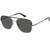 Polaroid Pld 2108/s/x 6LB/M9 RUTHENIUM Sunglasses Men's Steel, Standard, 57