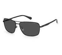 Polaroid PLD 2119/G/S 807/M9 Man Sunglasses Steel Black Grey Squared