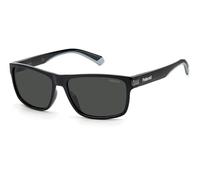 Polaroid Pld 2121/s 08A/M9 BLACK GREY Sunglasses Men's Polycarbonate, Standard, 58