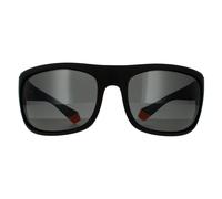 Polaroid PLD 2125/S Mens Black Orange Sunglasses