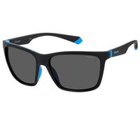 Polaroid Pld 2126/s OY4/M9 BLACK AZURE Sunglasses Men's Acetate, Standard, 58