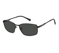 Polaroid PLD 2137/G/S/X 807/M9 Man Sunglasses Steel Black Grey Squared Polarized