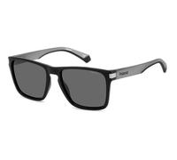 Polaroid Pld 2139/s O6W/M9 MTBLK GREY Sunglasses Unisex Polycarbonate, Standard, 18
