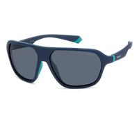 POLAROID PLD 2152/S FLL MATTE BLUE 59/13/135 UNISEX Sunglasses